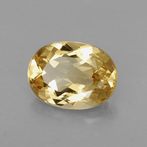 Berilo dorado amarillo natural de 1,08 ct, corte óvalo, VS