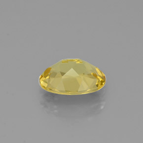 Berilo Dorado Amarillo natural de 0.94 ct, Corte Óvalo, VVS