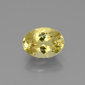 Berilo dorado amarillo natural de 1,03 ct, corte óvalo, VS