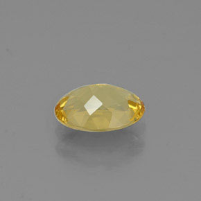 Berilo dorado amarillo natural de 0,89 ct, corte óvalo, VVS