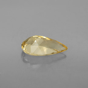 Berilo dorado dorado natural de 2,79 ct, en forma de pera, VS-SI