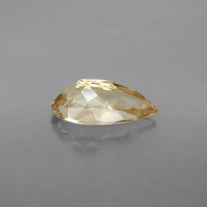 Berilo Dorado Amarillo natural de 2.69 ct, En forma de pera, VVS-VS