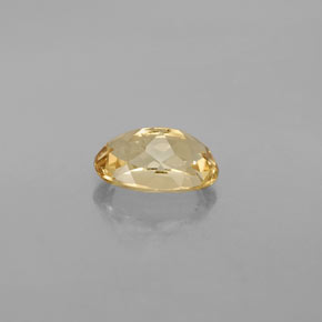Berilo dorado amarillo natural de 2,09 ct, corte óvalo, VVS