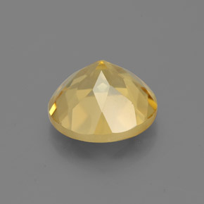 Berilo dorado amarillo natural de 2,70 ct, corte redondo, VS