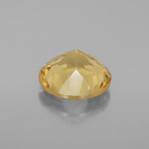 Berilo Dorado Amarillo natural de 2.48 ct, Corte Redondo, VVS-VS