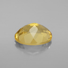 Berilo dorado amarillo natural de 2,42 ct, corte óvalo, VS