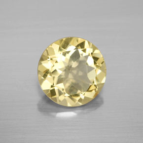 Berilo Dorado Amarillo natural de 2.43 ct, Corte Redondo, VS