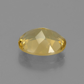 Berilo dorado amarillo natural de 2,41 ct, corte óvalo, VS