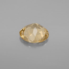 Berilo dorado amarillo natural de 2,51 ct, corte redondo, VS