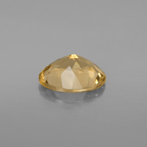 Berilo dorado amarillo natural de 2,60 ct, corte óvalo, VS