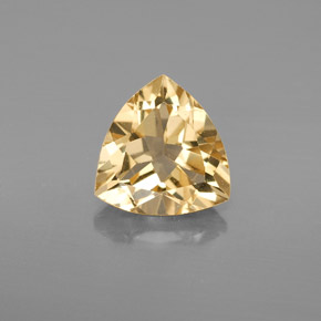 Berilo dorado amarillo natural de 2,79 ct, trillón, VVS-VS