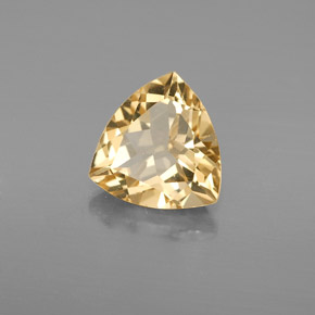 Berilo dorado amarillo natural de 2,79 ct, trillón, VVS-VS