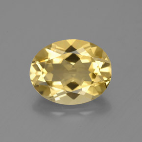 Berilo Dorado Amarillo natural de 2.39 ct, Corte Óvalo, VS
