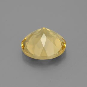 Berilo dorado amarillo natural de 2,23 ct, corte redondo, VS