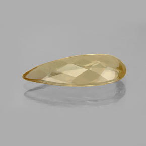 Berilo Dorado Amarillo natural de 4.41 ct, En forma de pera, VS-SI