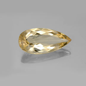 Berilo Dorado Amarillo natural de 3.93 ct, En forma de pera, VVS