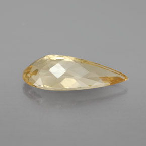 Berilo dorado amarillo natural de 3,97 ct, en forma de pera, VS