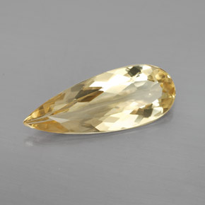 Berilo Dorado Amarillo natural de 3.75 ct, En forma de pera, VVS