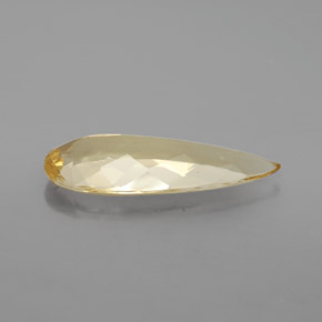 Berilo Dorado Amarillo natural de 3.75 ct, En forma de pera, VVS