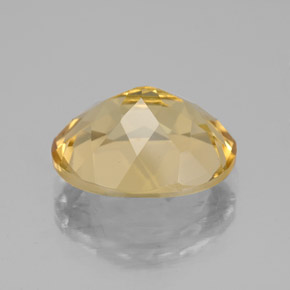 Berilo dorado amarillo natural de 4,17 ct, corte óvalo, VS