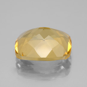 Berilo dorado amarillo natural de 4,97 ct, corte cojín, VS