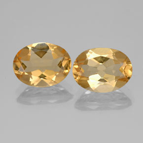 Gemas de berilo dorado dorado natural de 3,08 ct, corte óvalo, VS