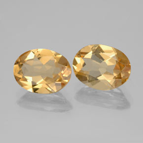 Gemas de berilo dorado dorado natural de 3,08 ct, corte óvalo, VS