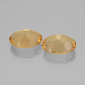 Gemas de berilo dorado dorado natural de 3,08 ct, corte óvalo, VS