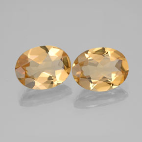 Gemas de berilo dorado dorado natural de 3,05 ct, corte óvalo, VVS-VS