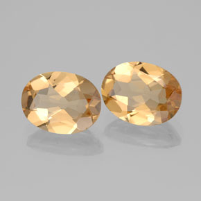 Gemas de berilo dorado dorado natural de 3,05 ct, corte óvalo, VVS-VS