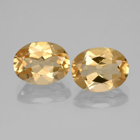 Gemas de berilo dorado amarillo natural de  ct, corte óvalo, VVS-VS