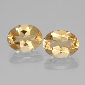 Gemas de berilo dorado amarillo natural de  ct, corte óvalo, VVS-VS