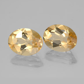 Gemas de berilo dorado amarillo natural de  ct, corte óvalo, VVS-VS