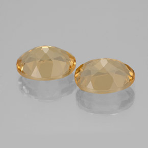 Gemas de berilo dorado amarillo natural de  ct, corte óvalo, VVS-VS