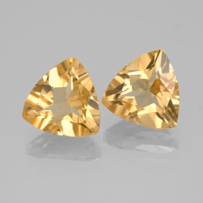 Gemas de Berilo Dorado Amarillo natural de 2.70 ct, Trillón, VVS-VS