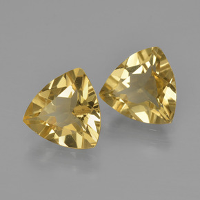 Gemas de Berilo Dorado Amarillo natural de 2.76 ct, Trillón, VVS