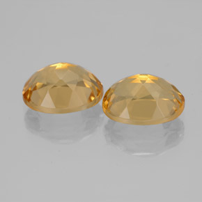 Gemas de Berilo Dorado Dorado naranja natural de 3.67 ct, Corte Óvalo, VVS-VS