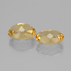 Gemas de berilo dorado amarillo natural de  ct, corte óvalo, VS