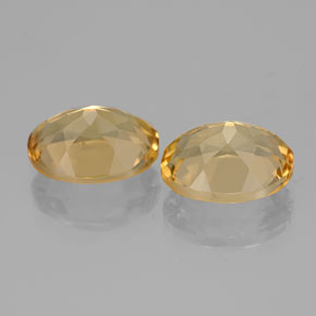 Gemas de berilo dorado amarillo natural de 3,61 ct, corte óvalo, VVS