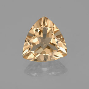Berilo dorado amarillo natural de 2,88 ct, trillón, VVS