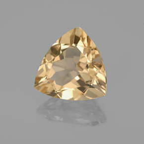 Berilo dorado amarillo natural de 2,88 ct, trillón, VVS