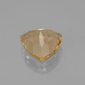 Berilo dorado amarillo natural de 2,88 ct, trillón, VVS