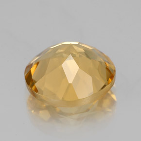 Berilo dorado amarillo natural de 3,15 ct, corte redondo, VS