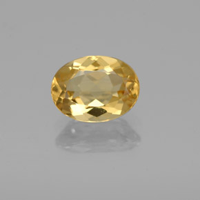Berilo Dorado Amarillo natural de 1.11 ct, Corte Óvalo, VVS-VS