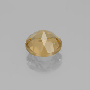 Berilo Dorado Amarillo natural de 1.29 ct, Corte Redondo, VVS-VS