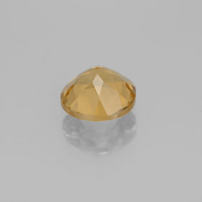 Berilo dorado amarillo natural de 1,20 ct, corte redondo, VS
