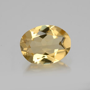 Berilo Dorado Amarillo natural de 1.65 ct, Corte Óvalo, VS