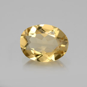 Berilo Dorado Amarillo natural de 1.65 ct, Corte Óvalo, VS