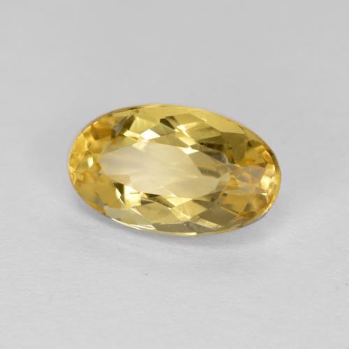 Berilo Dorado Naranja dorado natural de 1.47 ct, Corte Óvalo, VVS-VS