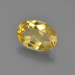 Berilo Dorado Amarillo natural de 1.80 ct, Corte Óvalo, VS